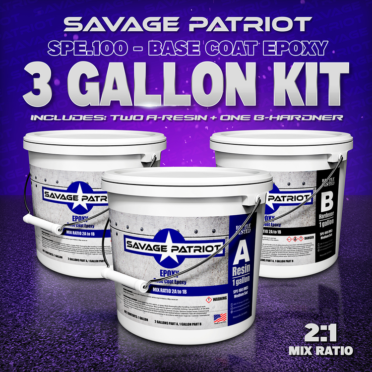 Savage Patriot Polymers -Flooring Epoxy, Tints, Flake