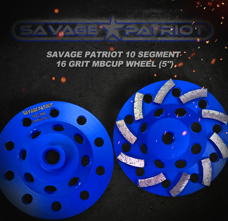 Savage Patriot Diamond Cup Wheels