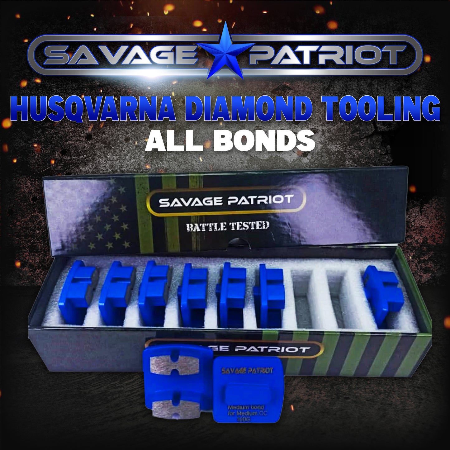 Lavina Husqvarna Diamond Tooling All Bonds(Savage Patriot)